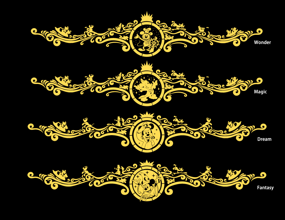 990x765 Sample Vector Art Of Designs For All 4 Cruise Ship Bow Art Photo