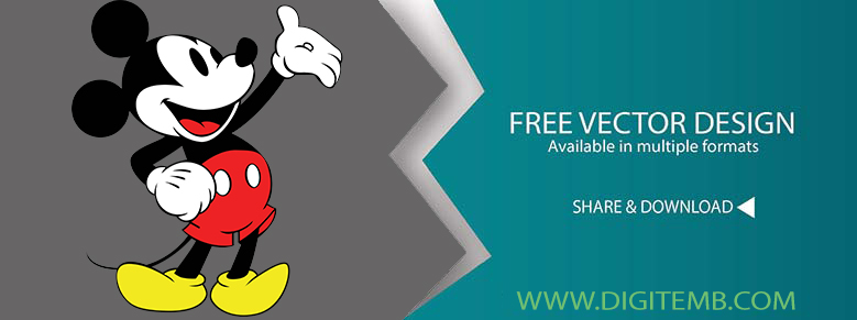 779x291 Disney Mickey Mouse Vector Design Digitemb Free Vector Designs
