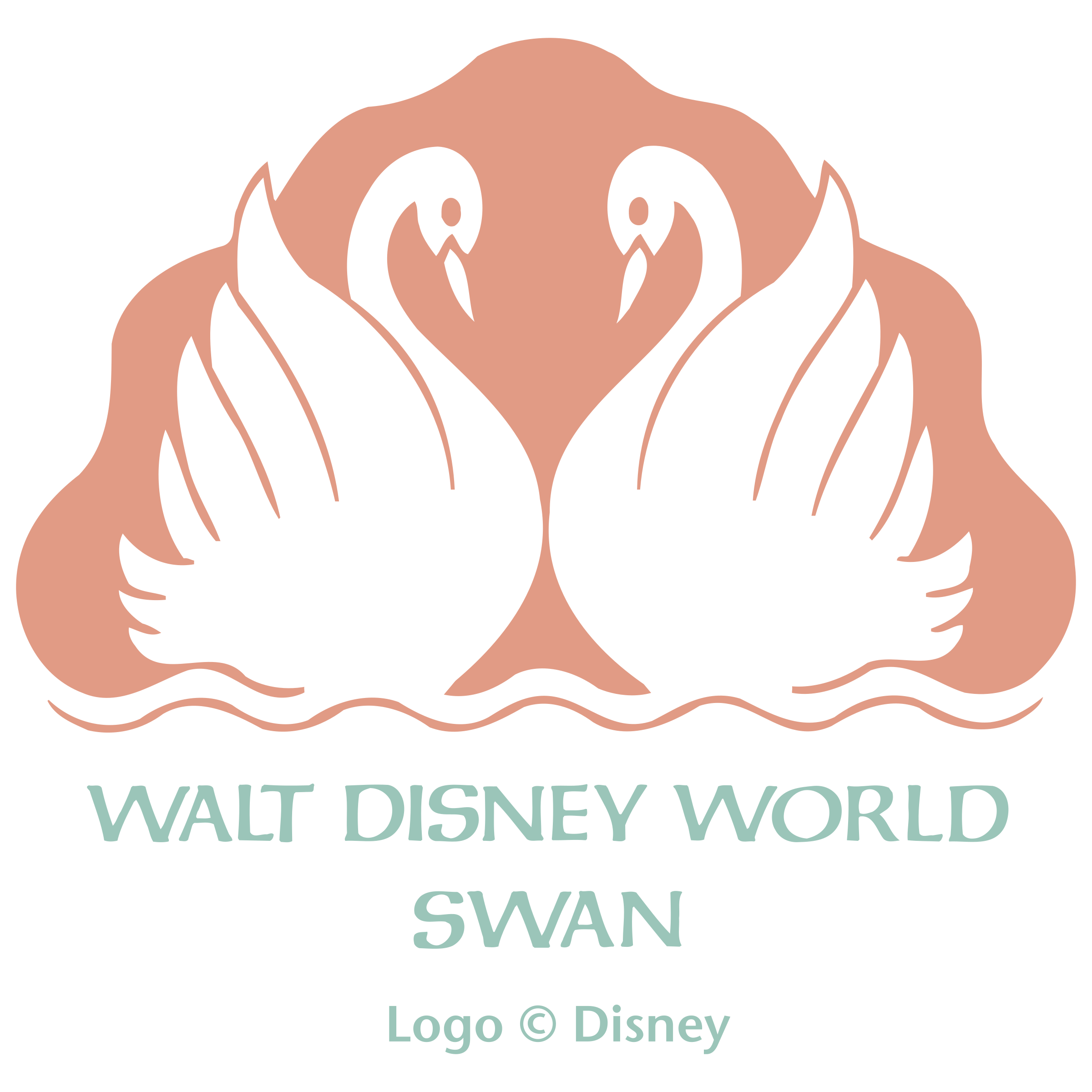 2400x2400 Walt Disney World Swan Logo Png Transparent Amp Svg Vector