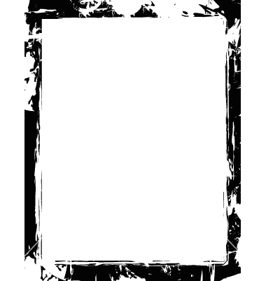 380x400 Grunge Border Frame Vector Clipart Panda