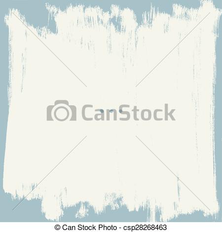 450x470 Grunge Border. Grunge Border Or Frame. Vector Blue Brushed Background.