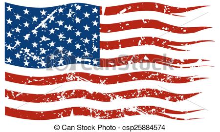 450x271 American Flag Clipart Distressed