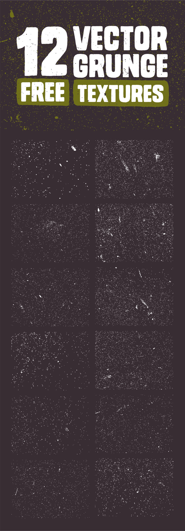 600x1721 12 Free Vector Grunge Textures To Erode Your Artwork