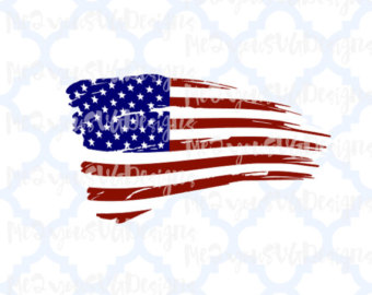 340x270 American Flag Clipart Distressed