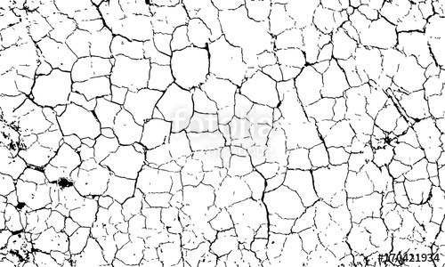 500x300 Vector Texture Of Dry Ground Surface. Grunge Abstract Background