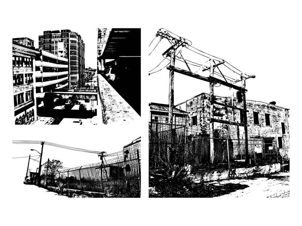 1024x765 Grunge Urban Buildings Vector Art Amp Graphics