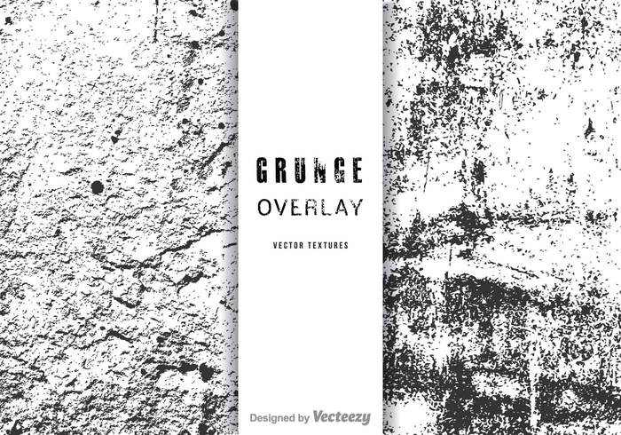 700x490 Free Grunge Overlay Vector Set