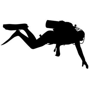 300x300 Scuba Diver Royalty Free Vectors