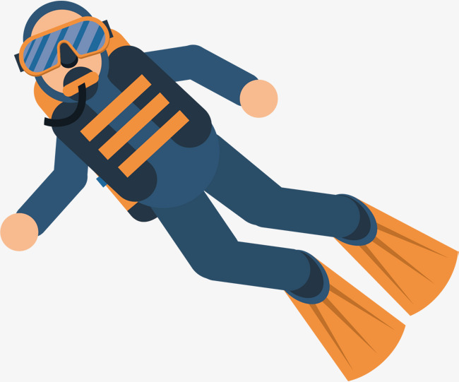 650x541 Diver Vector, Hand, Blue, Diver Png And Vector For Free Download