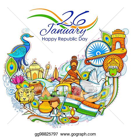 450x470 India Clipart Diversity ~ Frames ~ Illustrations ~ Hd Images