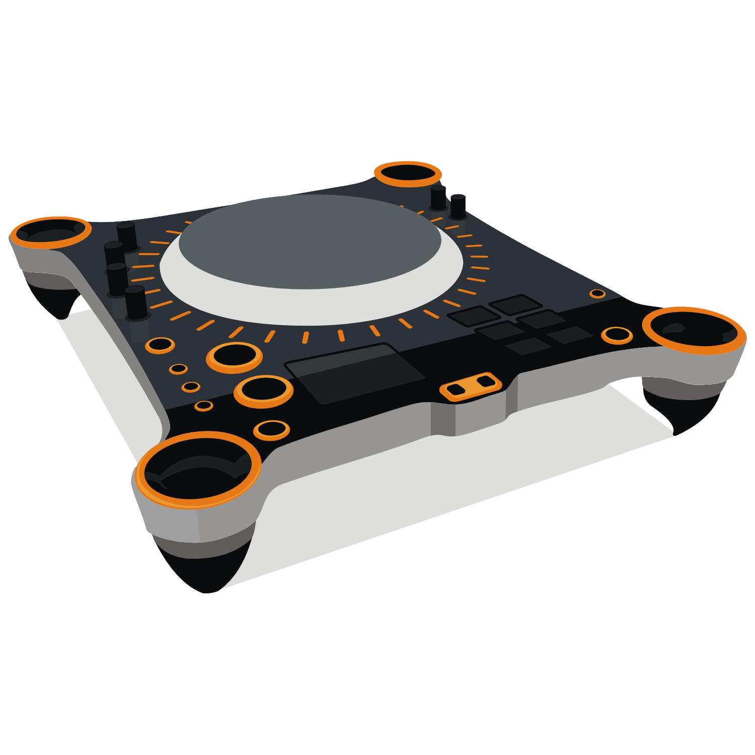 1500x1500 Vector For Free Use Dj Turntable Vector