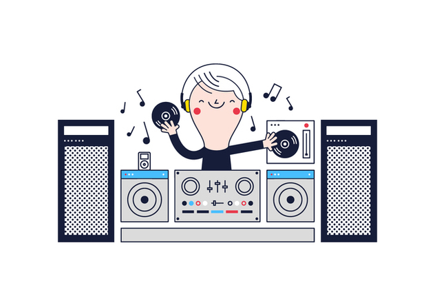 632x443 Free Dj Vector Free Vector Download 361575 Cannypic