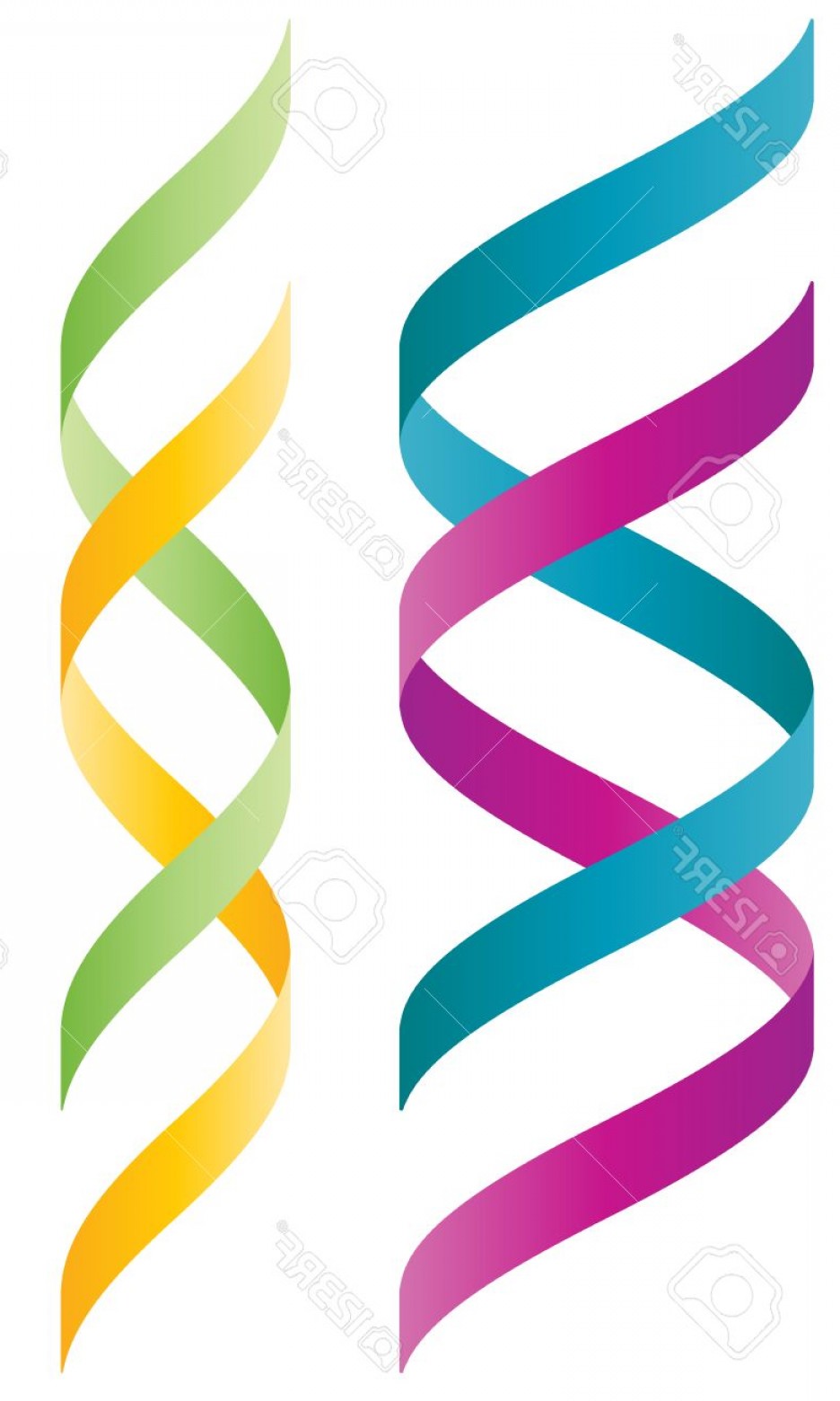 936x1560 Photostock Vector Colorful D Double Helix Logo Wich Resembles To A