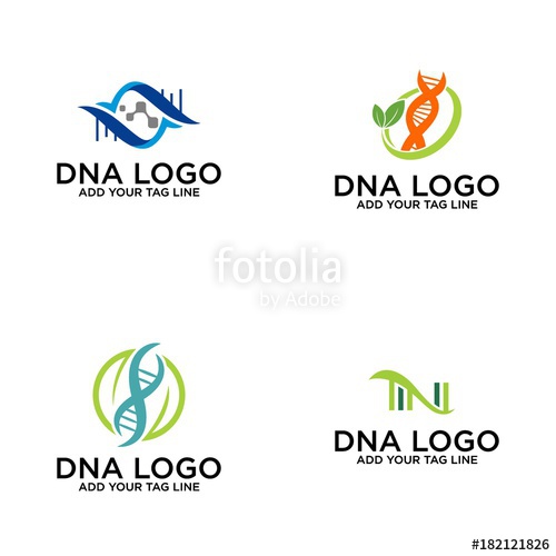 500x500 Colorful Dna Logo Vector Concept Stock Image And Royalty Free