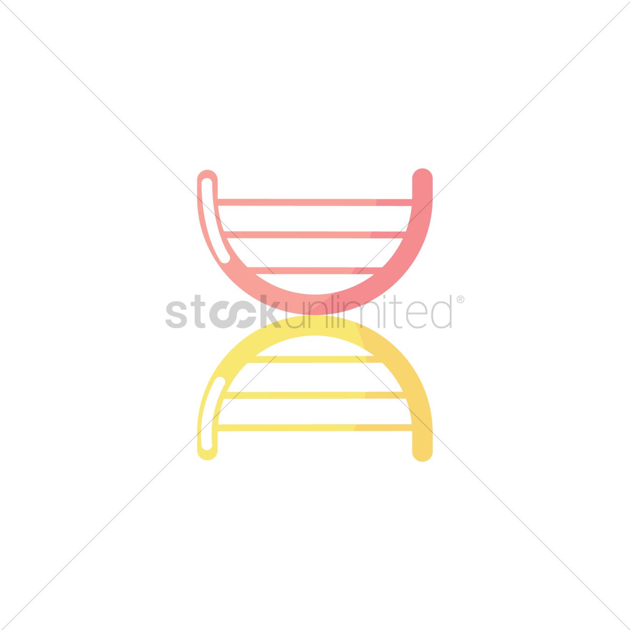 1300x1300 Dna Strand Vector Image