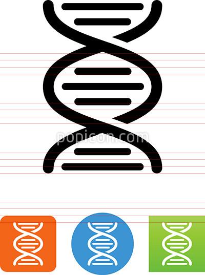 400x537 Vector Dna Strand Icon