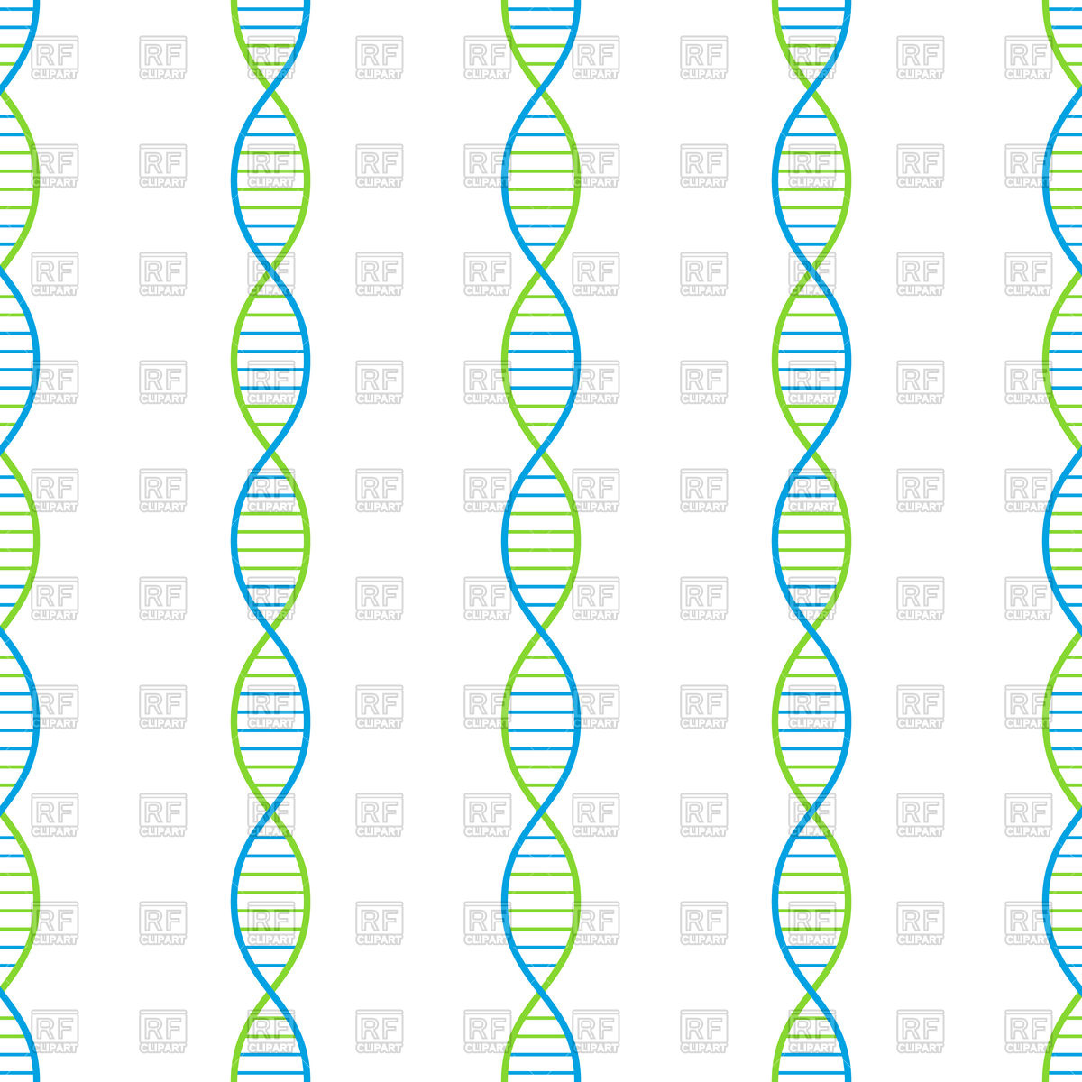 1200x1200 Seamless Pattern With Dna Vector Image Vector Artwork Of