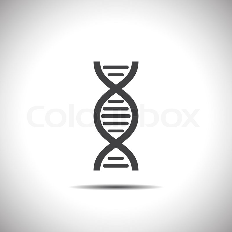 800x800 Dna Chain Vector Icon Stock Vector Colourbox