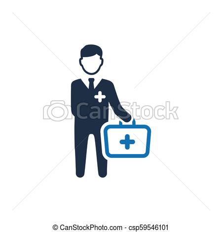 450x470 Beautiful, Meticulously Designed On Call Doctor Icon.