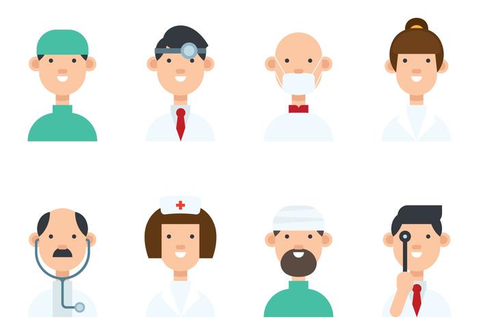 700x490 Set Of Various Doctor Avatar Vectors