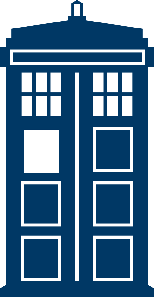 644x1241 Tardis Simple Vector By Pc012