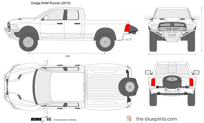 400x242 Dodge Ram Runner Vector Drawing