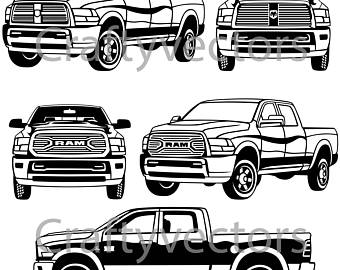 Dodge Ram Vector at GetDrawings | Free download