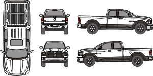 Dodge Ram Vector at GetDrawings | Free download