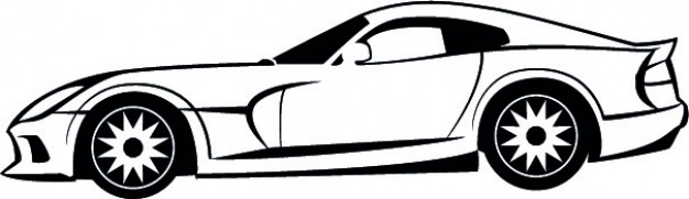 626x181 Dodge Car Side Vector Free Download