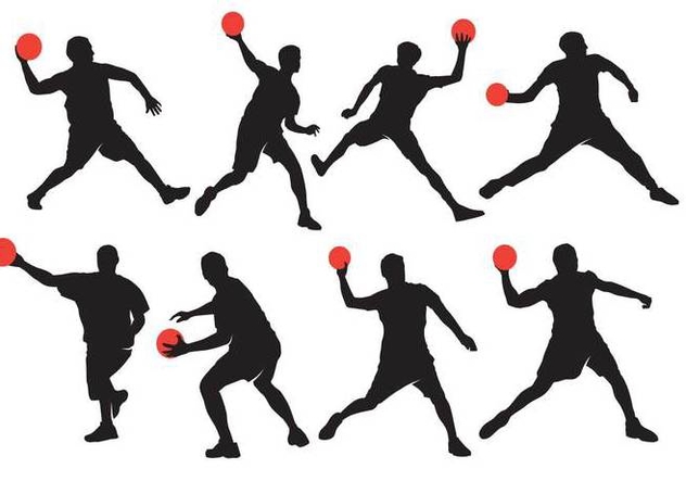 632x443 Dodgeball Silhouette Vectors Free Vector Download 390149 Cannypic