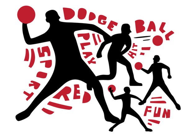 632x443 Free Dodgeball Player Vector Poster Free Vector Download 390491