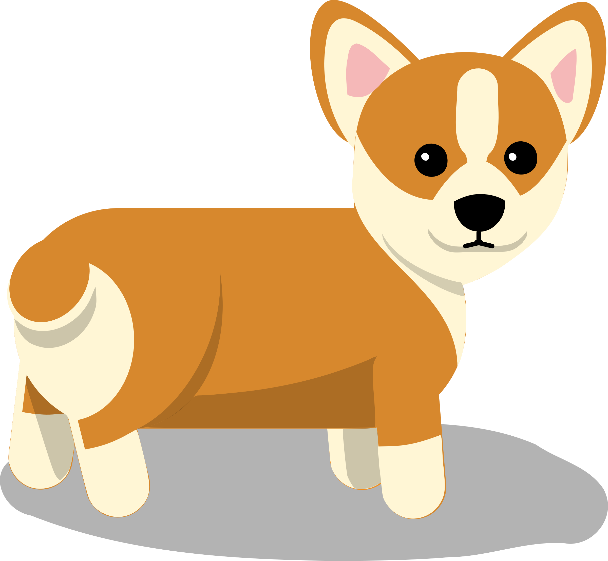 2400x2215 Dog Vector Png