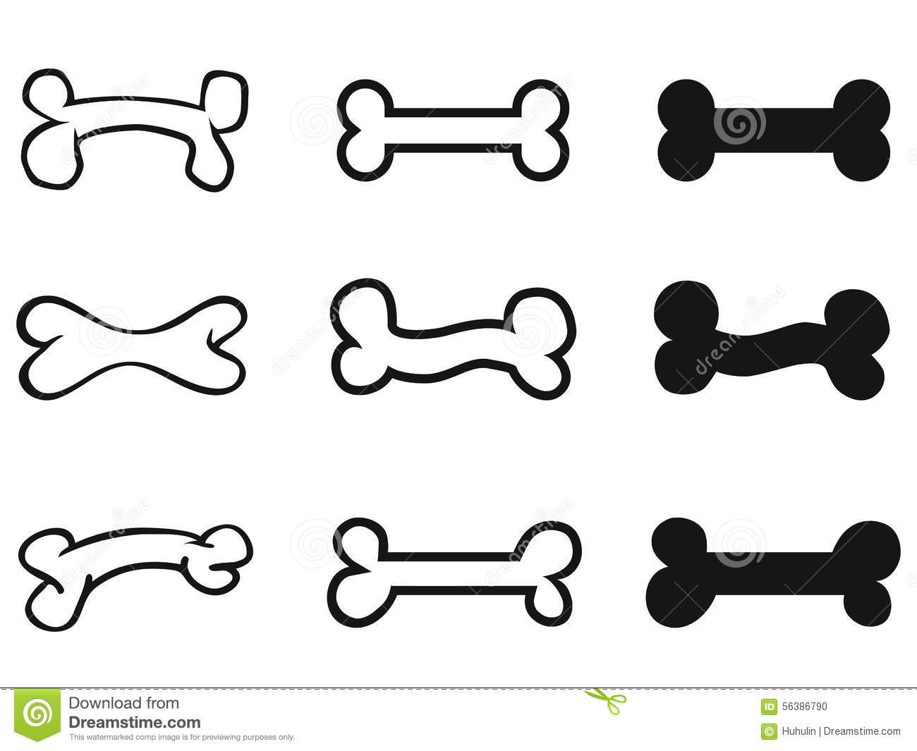 1300x1065 Dog Bone Vector Free Download
