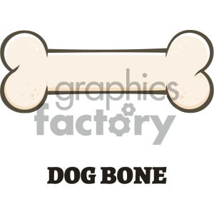 300x300 Royalty Free Royalty Free Rf Clipart Illustration Dog Bone Cartoon