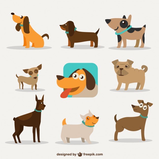 Dog Cartoon Vector at GetDrawings | Free download