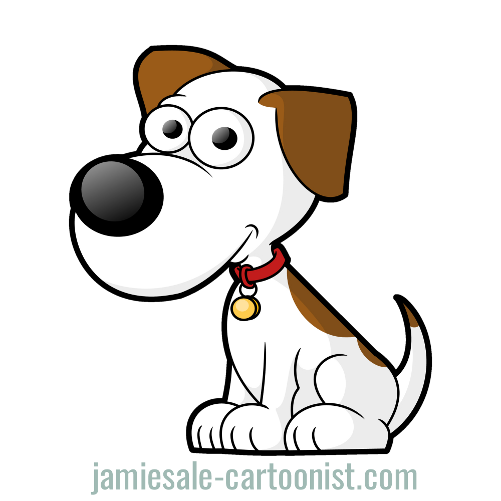 1000x1000 Free Cartoon Dog Vector Clip Art