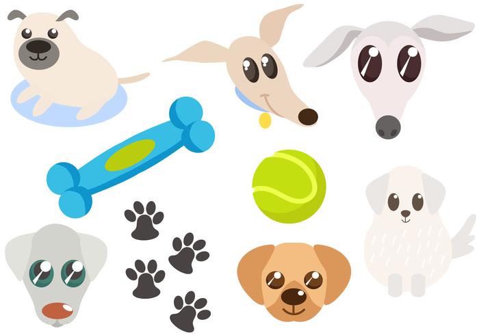 700x490 Free Dogs And Dog Toys Vectors