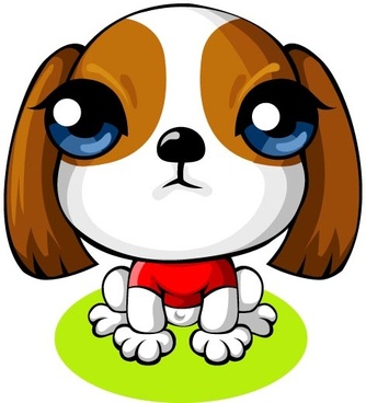 334x368 Cartoon Dog Free Vector Download (16,896 Free Vector) For