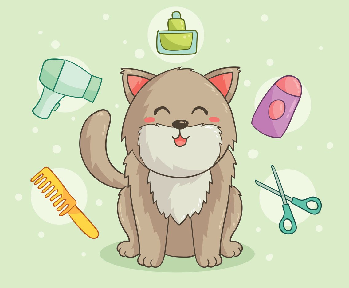 1136x936 Dog Grooming Vector Vector Art Amp Graphics