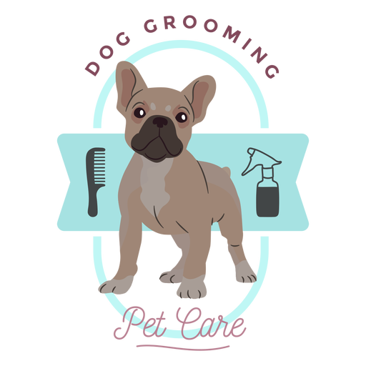 512x512 Dog Grooming Pet Care Logo