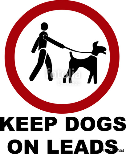 409x500 Dog Leash Law Sign Stock Image And Royalty Free Vector Files On