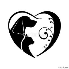 236x236 82 Best Dog Cat Logo Images Dog Cat, Dog Logo And
