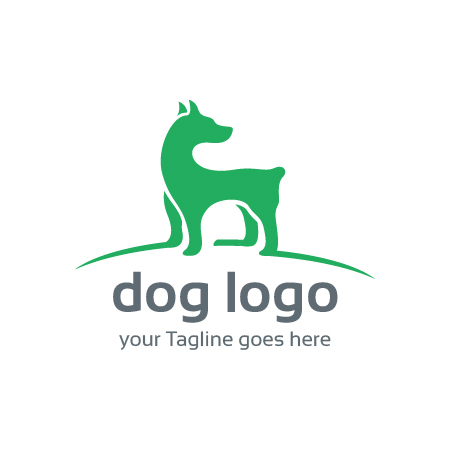 450x450 Download Free Dog Logo Template 100% Vector (Re Sizable)