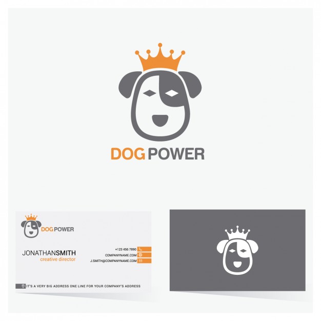 626x626 Nice Dog Logo Vector Free Download