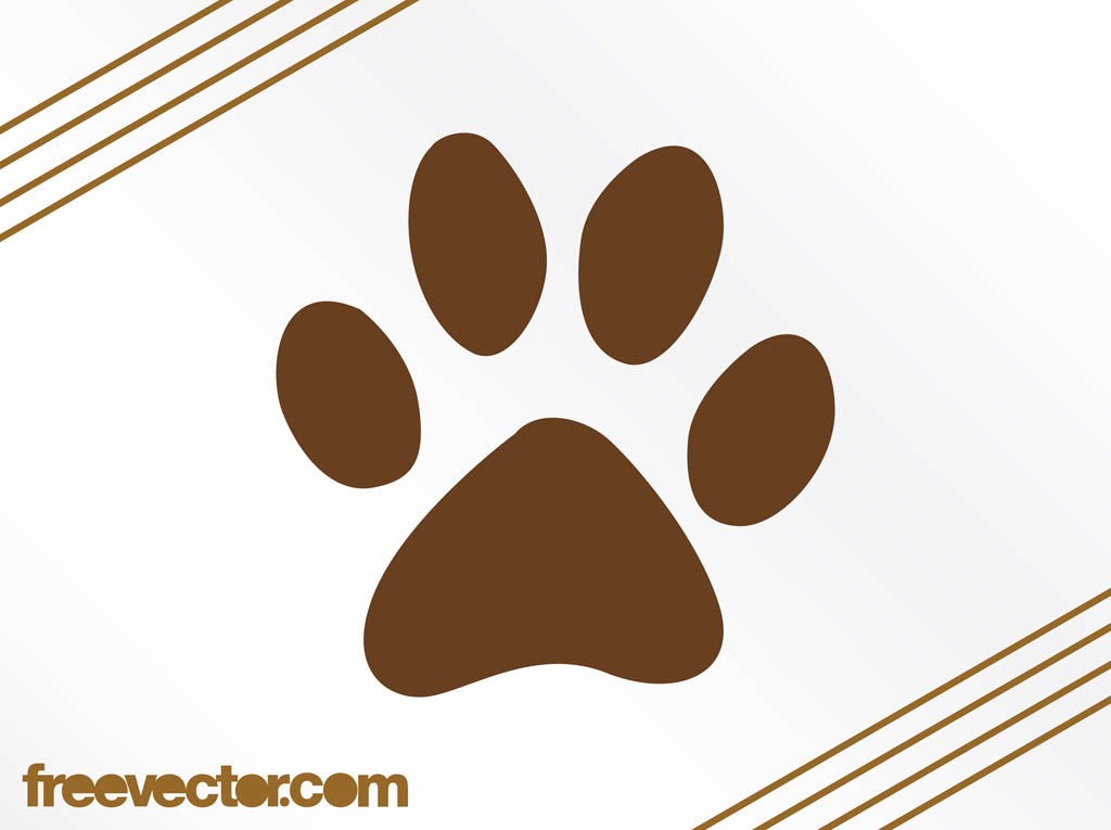 1024x765 Paw Print Vector Icon Vector Art Amp Graphics