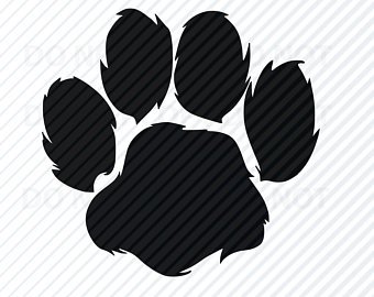 340x270 Paw Prints Vector Etsy