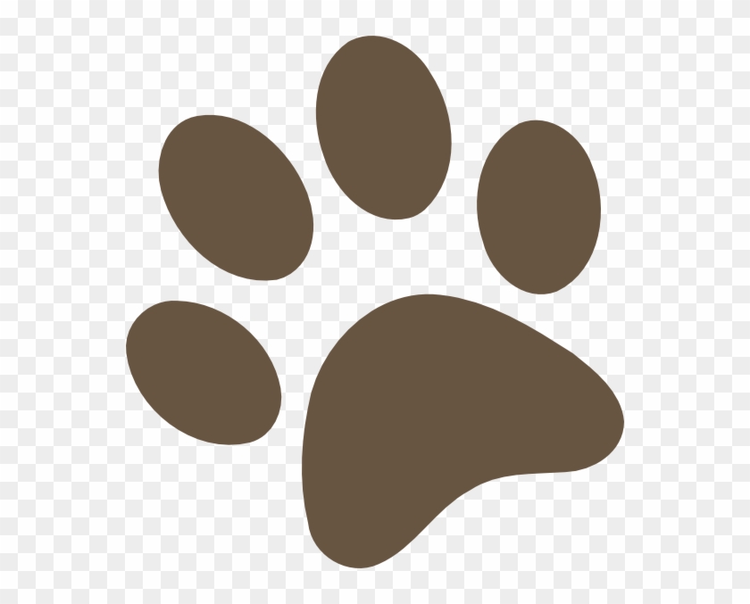 840x677 Brown Paw Print Clip Art