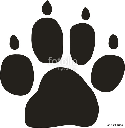 486x500 Dog Paw Stock Image And Royalty Free Vector Files On