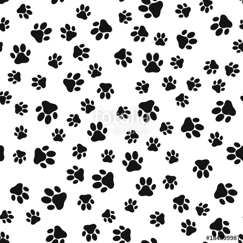 Dog Print Vector at GetDrawings | Free download