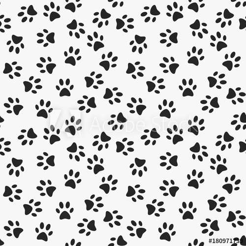 Dog Print Vector at GetDrawings | Free download